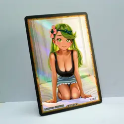 MALLOW Waifu Anime Card LIMITED 1/1 Custom TCG Holo Goddess Story ACG T13054 - Image 2