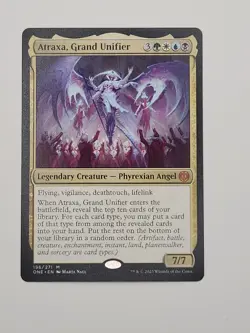 Atraxa, Grand Unifier Phyrexia Magic: The Gathering NM Regular Card #0196 - Image 1