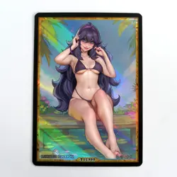HEX MANIAC Waifu Anime Card LIMITED 1/1 Custom TCG Holo T12980 - Image 1