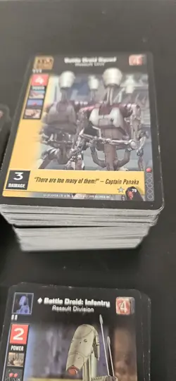 Star Wars Young Jedi CCG Mixed Lot 300 Cards Menace Darth Maul Jedi Council Card - Image 4