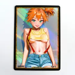 MISTY Waifu Anime Card LIMITED 1/1 Custom TCG Holo Goddess Story ACG T13063 - Image 1