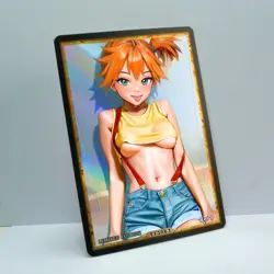 MISTY Waifu Anime Card LIMITED 1/1 Custom TCG Holo Goddess Story ACG T13063 - Image 2