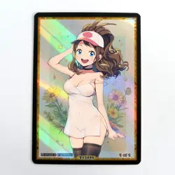 HILDA Waifu Anime Card LIMITED 1/1 Custom TCG Holo Goddess Story ACG T13046 - Image 1