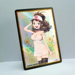 HILDA Waifu Anime Card LIMITED 1/1 Custom TCG Holo Goddess Story ACG T13046 - Image 2