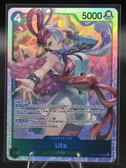 One Piece CCG Uta Carrying On His Will SR Holo Card OP13-023 - Image 1