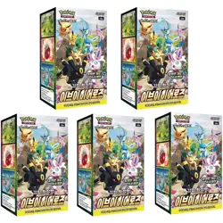 5BOX Pokemon Card Game Sword & Shield Eevee Heroes Booster 30Pack Korean Ver - Image 1