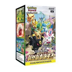 Pokemon Card Game Sword & Shield Eevee Heroes Booster Box 30Pack Korean Version - Image 1