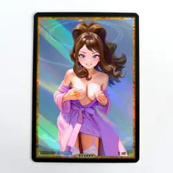 HILDA Waifu Anime Card LIMITED 1/1 Custom TCG Holo Goddess Story ACG T13044 - Image 1