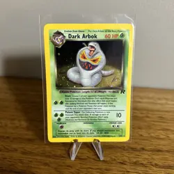 Pokemon Card - Dark Arbok 2/82 Holo Rare Team Rocket Set WOTC vintage NM - Image 1