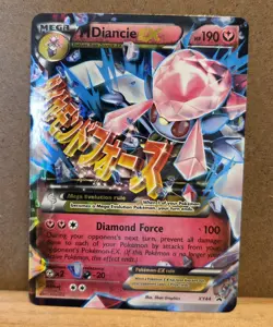Mega Diancie EX Black Star Promo XY44 Holo LP - ungraded Pokemon Card - Image 1