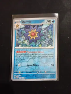 Pokemon TCG Starmie 121/165Sv: Scarlet & Violet 151 Reverse Holo Card - Image 1