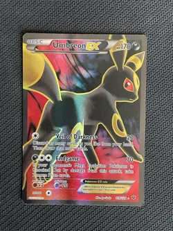 Umbreon EX LP MP Full Art 119 XY Fates Collide Pokemon TCG Card 2016 - Image 2