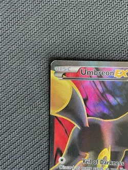 Umbreon EX LP MP Full Art 119 XY Fates Collide Pokemon TCG Card 2016 - Image 3
