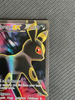 Umbreon EX LP MP Full Art 119 XY Fates Collide Pokemon TCG Card 2016 - Image 4