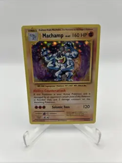 HOLO BLEED ERROR - Machamp 59/108 XY Evolutions Holo Rare Pokemon TCG Card - Image 1