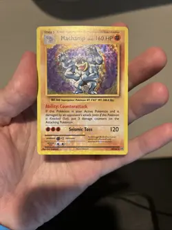 HOLO BLEED ERROR - Machamp 59/108 XY Evolutions Holo Rare Pokemon TCG Card - Image 4