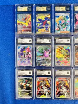 POKEMON TCG LOT OF 34 CGC GRADED CARDS - Image 2