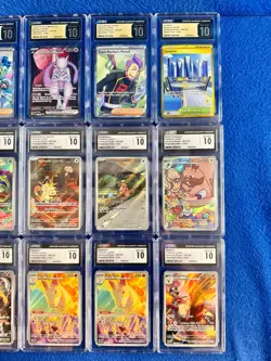 POKEMON TCG LOT OF 34 CGC GRADED CARDS - Image 3
