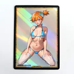MISTY Waifu Anime Card LIMITED 1/1 Custom TCG Holo Goddess Story ACG T13007 - Image 1