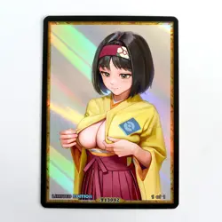 ERIKA Waifu Anime Card LIMITED 1/1 Custom TCG Holo Goddess Story ACG T13042 - Image 1