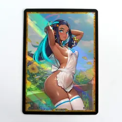 NESSA Waifu Anime Card LIMITED 1/1 Custom TCG Holo Goddess Story ACG T13009 - Image 1