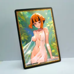GARDENIA Waifu Anime Card LIMITED 1/1 Custom TCG Holo Goddess Story ACG T12973 - Image 2