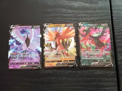 LOT of 3 Galarian Articuno V, Zapdos V & Moltres V - Chilling Reign Pokemon Card - Image 1