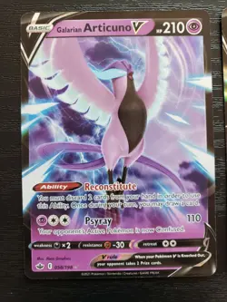 LOT of 3 Galarian Articuno V, Zapdos V & Moltres V - Chilling Reign Pokemon Card - Image 4