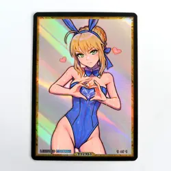 Waifu Anime Card LIMITED 1/1 Custom TCG Holo Goddess Story ACG T12961 - Image 1