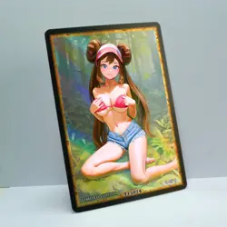 ROSA Waifu Anime Card LIMITED 1/1 Custom TCG Holo Goddess Story ACG T13074 - Image 2