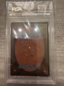 MTG Scrubland Revised Edition Rare PSA 9 Magic The Gathering - Image 2