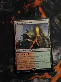 Stomping Ground Magic the Gathering Edge of Eternities , #258 (RARE, NM) - Image 1