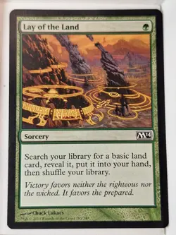 Lay of the Land - Magic 2014 Core Set M14 - Magic the Gathering MTG Nice! - Image 1