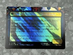 Fang, Fearless l'Cie (Borderless) (Surge Foil) #526 MTG Final Fantasy FIN NM X1 - Image 3