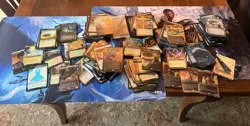 Magic The Gathering Large Lot Mixed Playmats Avatar Tales Middle Earth & More - Image 1