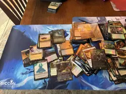 Magic The Gathering Large Lot Mixed Playmats Avatar Tales Middle Earth & More - Image 2