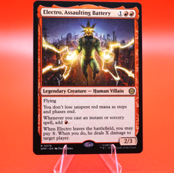 Electro, Assaulting Battery | #76 | Rare | Regular | MTG SPM | Magic | 2025 - Image 1