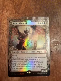MTG Betor, Kin to All (Showcase) Tarkir: Dragonstorm Foil - Image 1