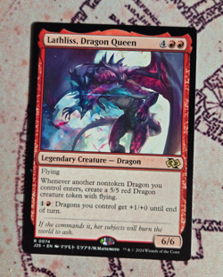 MTG Lathliss, Dragon Queen Foundations Jumpstart NM - Image 1