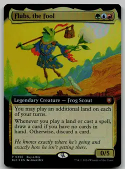 Flubs, the Fool (Extended Art) P Buy-A-Box Promos 356 NM - Image 1