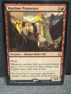 Wartime Protestors 160 NM MTG Avatar: The Last Airbender Magic - Image 1