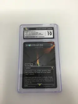 Bridge of Khazad-dum Magic The Gathering 2023 Mythic Rare Rainbow Foil Gem MT 10 - Image 2
