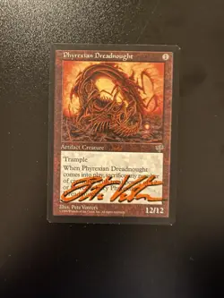 Mtg Magic 3 Phyrexian Dreadnought Shadow Signed Sterminatore Phyrexia Premodern - Image 5