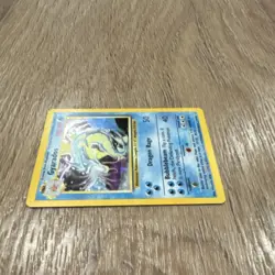 Pokemon Gyarados Base Set Holo Rare Card 6/102 100 HP English 1999 TCG - Image 4