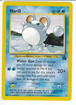 Pokemon Marill Black Star Promo #29 NM - Image 1
