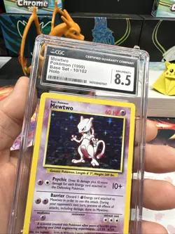 Mewtwo 10/102 Pokemon TCG 1999 Base Set Holo Unlimited Rare - Image 3