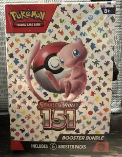 POKEMON NEW & FACTORY SEALED 2023 SCARLET & VIOLET 151 BOOSTER BUNDLE BOX-6 PACK - Image 1
