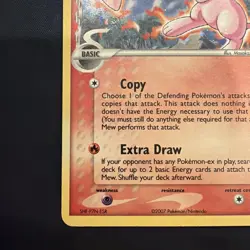 Pokemon - Mew - #3/17 - ERROR Back (Upside Down Back) - Holo - POP Series 5 - Image 5