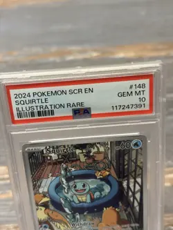 Squirtle 148/142 Sv07: Stellar Crown Holo Pokemon PSA 10 - Image 2