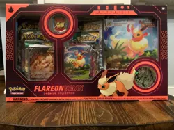 Pokemon TCG FLAREON - VMAX Premium Collection Box - Sealed - Image 1